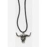 Collier Crâne de Bison - Cowboy - Western