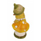 Statuette Fille sur champignon - 28,5 cm