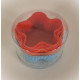 Set de 6 Moules en silicone Fleur