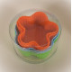 Set de 6 Moules en silicone Fleur