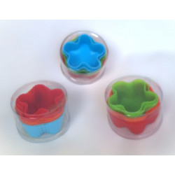 Set de 6 Moules en silicone Fleur