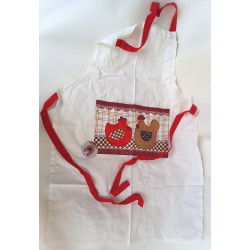 Tablier de cuisine Poule en coton