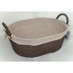 Panier ovale campagne marron
