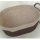 Panier ovale campagne marron
