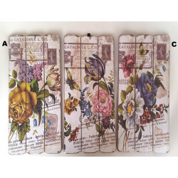 Cadre en bois Fleurs - 34,5 cm