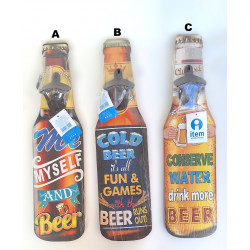 Décapsuleur mural Pub vintage Bière "Beer " - 40 cm