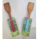 Spatule en bambou couleur