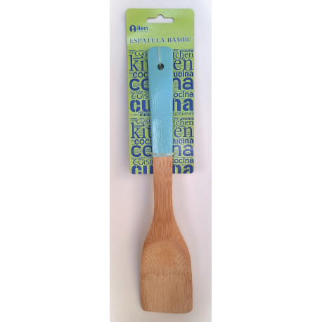 Spatule en bambou couleur