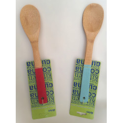Cuillère en bambou couleur
