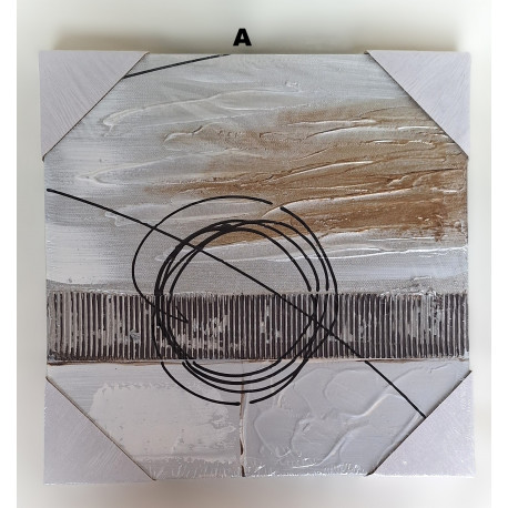 Cadre toile Abstrait - peinture - 30 x 30 cm