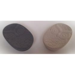 Porte savon Hibou en céramique
