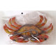 Mobile figurine Crabe décoration marine suspendue - 18 x 12 cm