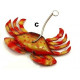 Mobile figurine Crabe décoration marine suspendue - 18 x 12 cm