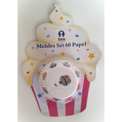 Ensemble de 60 Moules papier Cupcake