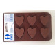Moule Chocolat en silicone Coeur