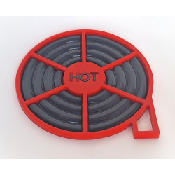 Dessous de plat en silicone forme Tuyau de pompier - original et humour