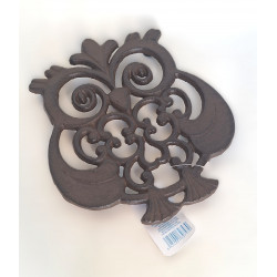 Dessous de plat fonte Hibou