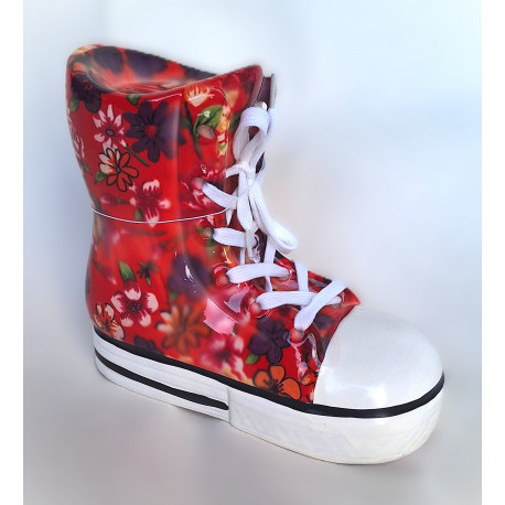 Tirelire Basket Fleurs en céramique