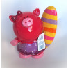Tirelire animal avec planche de surf - 14 cm
