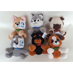 Peluche Chien - Chiot - 14 cm