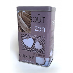 Boîte à café cuisine métal Zen