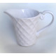 Pot à lait - pichet en céramique blanche 