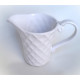 Pot à lait - pichet en céramique blanche 