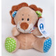 Peluche Animaux - éléphant lion singe ours vache chien 14 cm
