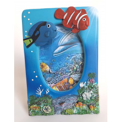 Cadre photo Poisson clown - mer