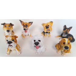 Figurine Chien humoristique assis