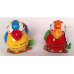 Tirelire figurine Perroquet en céramique