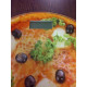 Pèse personne original en verre décor pizza , planète terre , cible de fléchettes ou mur cuir