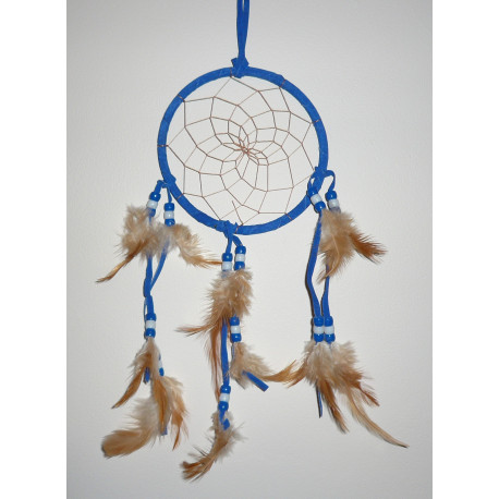 Capteur de rêves beige bleu noir ou marron