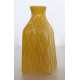 Vase en porcelaine jaune vert ou orange