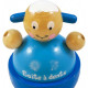 Boîte à dents en bois : grenouille coccinelle lion mouton vache ou cochon