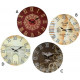 Horloge murale en bois rétro - 36 cm