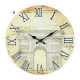 Horloge murale en bois rétro - 36 cm