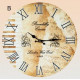 Horloge murale rétro en bois - 36 cm