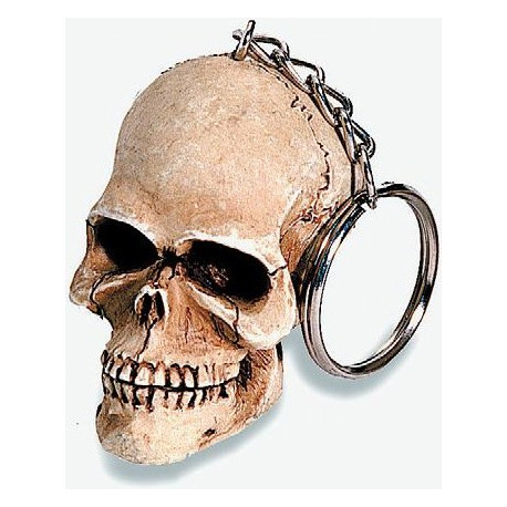 Porte clé gothique Crâne