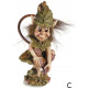 Figurine troll sur champignon