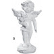 Figurine ange avec rose