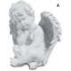 Figurine statuette Ange endormi assis - 12 cm