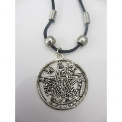 Collier gothique Pentacle - pentagramme de protection