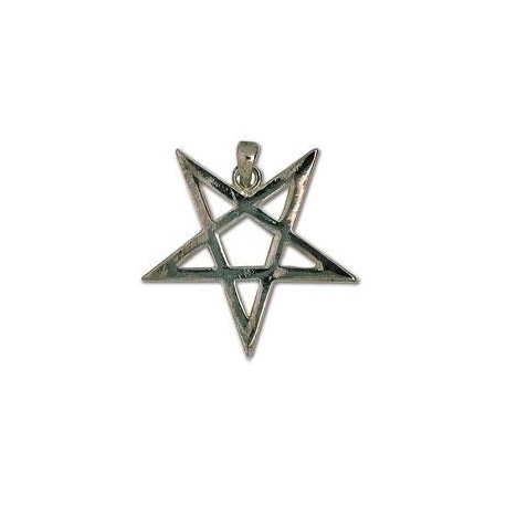 Collier Pentacle maléfique - pentagramme inversé 