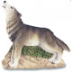 Lot de 3 aimants - magnets figurine Loup 