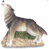 Lot de 3 aimants - magnets figurine Loup 