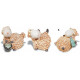 Lot de 3 figurines Mouton rigolo