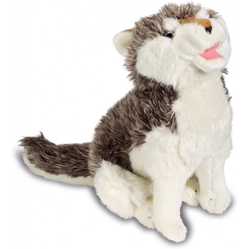 Peluche loup 32 cm  Peluches et doudous en ligne sur