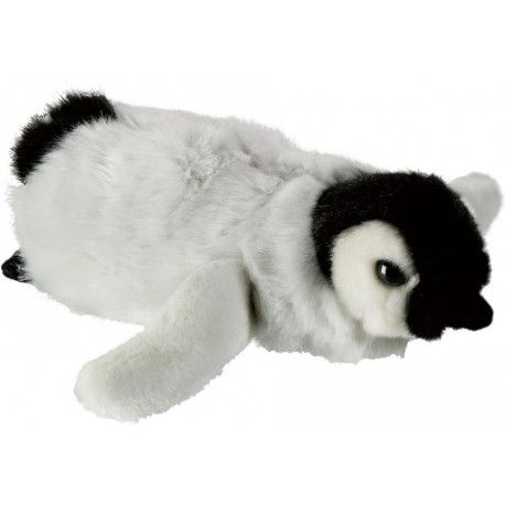 Peluche oiseau bébé Manchot - 21 cm