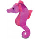 Peluche Hippocampe 25 cm - coloris : vert ou mauve